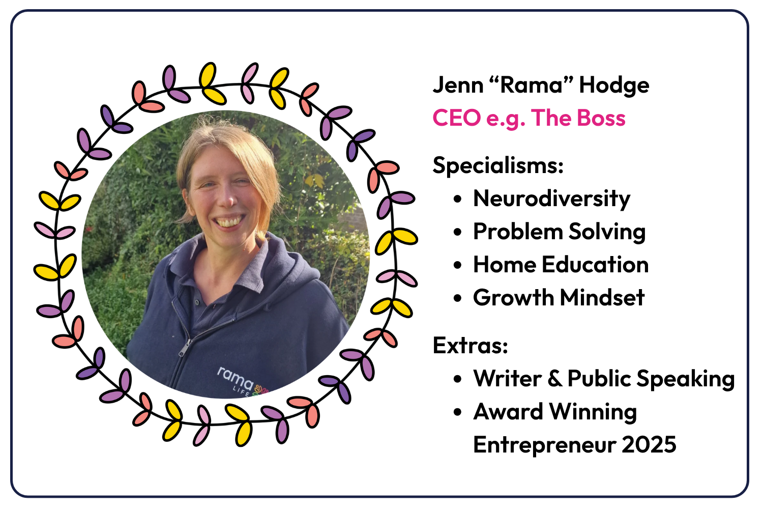 Jenn Hodge - Rama Life CEO Jenn Hodge - Rama Life CEO