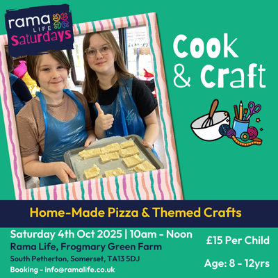 Cook and Craft Saturdays at Rama Life Somerset Weekend Clubs
