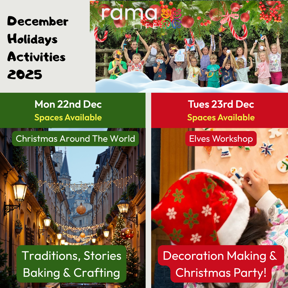 Christmas at Rama Life Somerset Holiday Club Childcare Yeovil Ilmsinter Chard Crewkerne